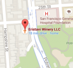 Eristavi Winery Map - San Francisco