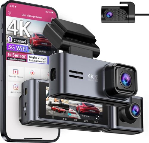 OMBAR 3-Channel Dashcam