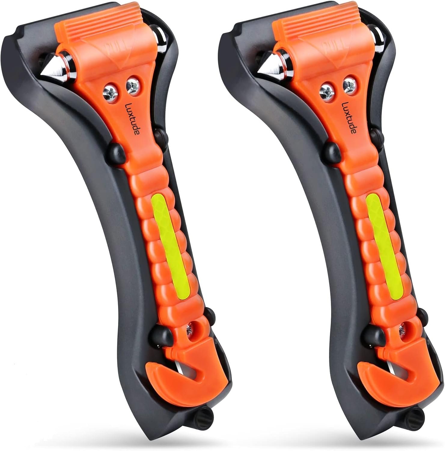 Luxtude Window Breaker Seatbelt Cutter, Car Window Breaker, Glass Breaker, Auto Car Escape Tool, 2-in-1 Emergency Glass Hammer, Window Punch Seatbelt Cutter