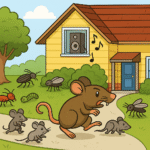 Classical music repels vermin from Dvorak's house.