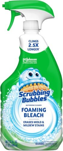 Scrubbing Bubbles Foaming Bleach Bathroom and Shower Cleaner Disinfectant Spray
