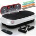 Lifepro Waver Mini Vibration Plate Exercise Machine with Resistance Bands