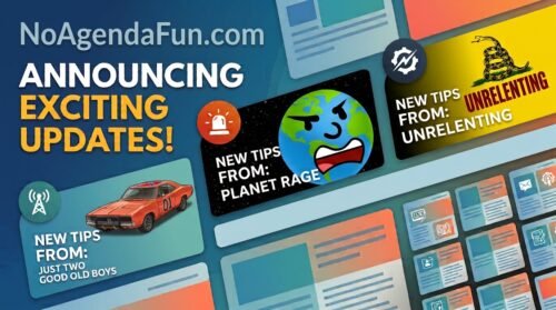 NoAgendaFun.com Updates