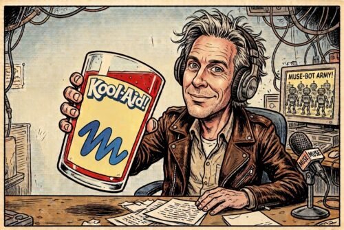 Adam Curry drinks the Muse Kook-Aid