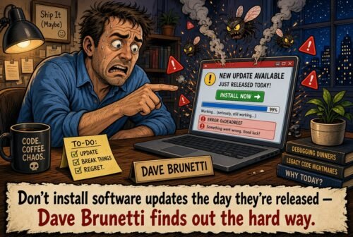 Brunetti installing software
