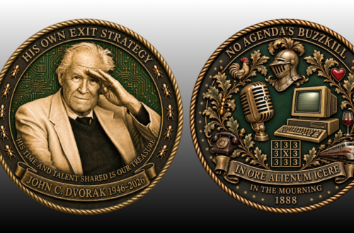 John C. Dvorak Commemorative Challenge Coin 2026